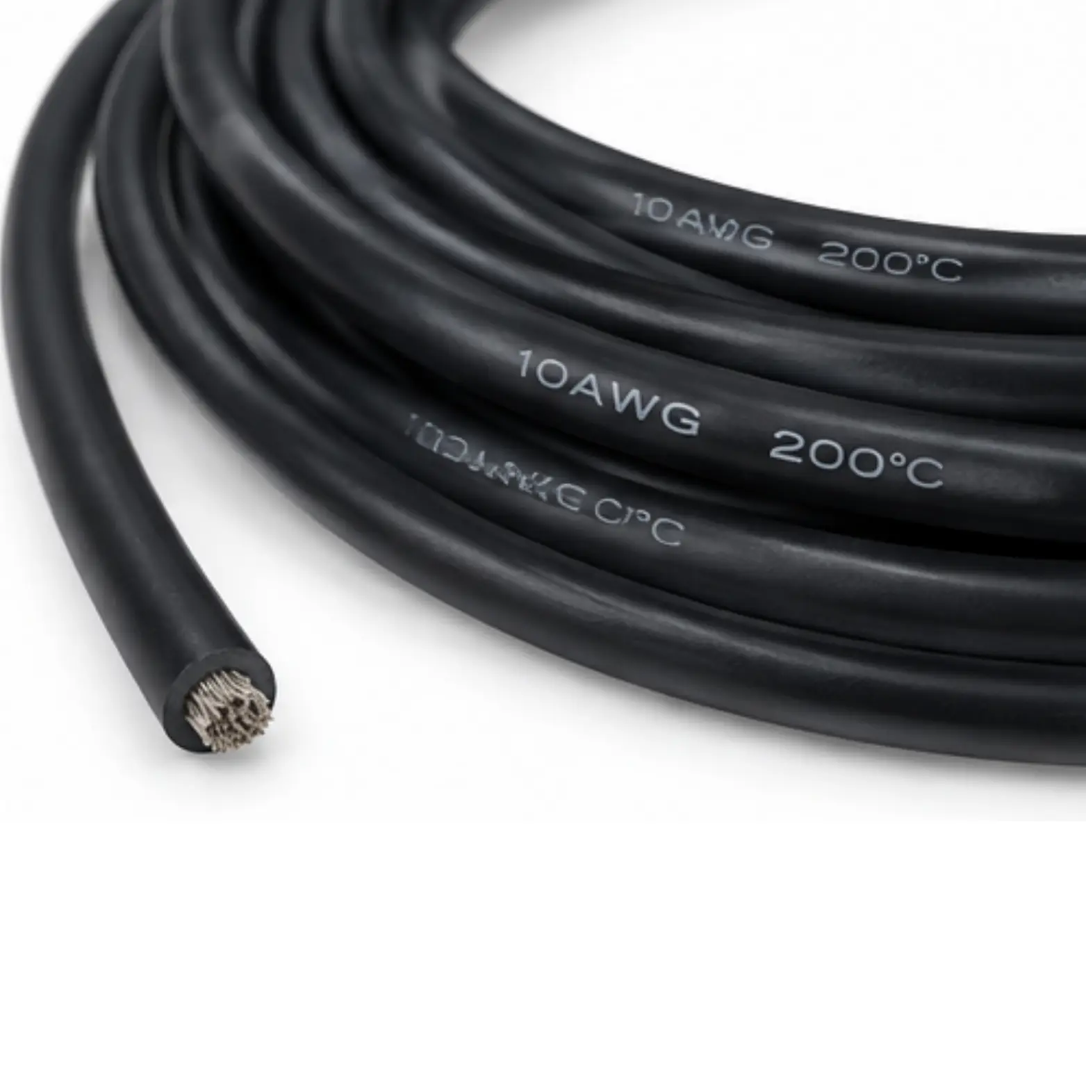 SILICONE WIRE 10AWG BLACK - Image 2
